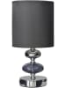 näve Tafellamp antraciet/chroom - (H)28,5 cm