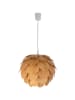 näve Hanglamp "Foglia" lichtbruin - Ø 40 cm