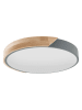 näve LED-Deckenleuchte "Borneo" in Hellbraun/ Grau - EEK F (A bis G)