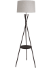 näve Staande lamp "Tora" crème/bruin - (H)158 x Ø 51 cm