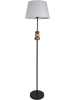näve Staande lamp zwart/bruin/grijs - (H)155 x Ø 38 cm