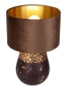 näve Tafellamp "Bronco" lichtbruin - (H)39 x Ø 26 cm