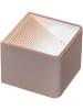 näve Ledwandlamp op accu "Cube" wit - (B)10 x (H)8 x (D)10 cm