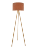 näve Lampa stojąca "Ardita" w kolorze jasnobrązowym - wys. 152 cm