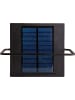 näve LED-Solarlaterne in Schwarz - (H)28 cm