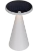 näve Solarna lampa stołowa "Palu" w kolorze białym - wys. 30 x Ø 20 cm