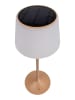 näve Solartafellamp op accu "Emmi" lichtbruin/wit - energieklasse E (A tot G)