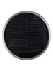 näve Solarwandlamp "Norcia" zilverkleurig - (H)25 cm