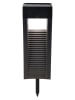 näve 4-delige set: decosolarlampen "Pulheim" zwart - (H)33 cm