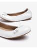 Unisa Leder-Ballerinas in Weiß