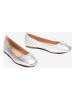 Unisa Leder-Ballerinas in Silber
