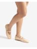 Unisa Leder-Spangenballerinas in Beige