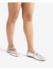 Unisa Leder-Spangenballerinas in Silber