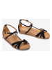 Unisa Leder-Sandalen in Schwarz