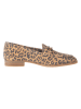 Unisa Leren mocassins beige/bruin