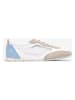 Unisa Leren sneakers wit/lichtblauw/beige