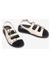 Unisa Leder-Sandalen in Creme