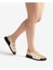 Unisa Leder-Sandalen in Creme