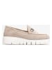 Unisa Leren mocassins beige