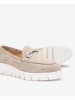 Unisa Leder-Mokassins in Beige