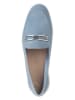 Unisa Leren mocassins lichtblauw