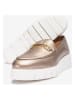 Unisa Leder-Mokassins in Gold
