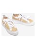 Unisa Leren sneakers beige/wit