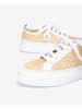 Unisa Skórzane sneakersy w kolorze beżowo-białym