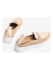 Unisa Leren mocassins beige