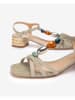 Unisa Leder-Sandaletten in Creme