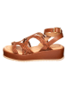 Unisa Leder-Sandalen in Braun
