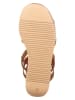 Unisa Leder-Sandalen in Braun
