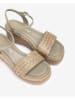 Unisa Sleehaksandalen beige
