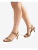 Unisa Leder-Sandaletten in Beige/ Braun