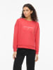 Vila Sweatshirt "Siffi" koraalrood