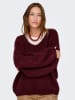 JDY Pullover "Dydinea" in Bordeaux