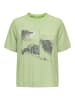 ONLY Shirt "New Flora" in Grün
