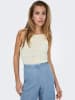 ONLY Stricktop in Creme