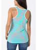 Timezone Top w kolorze biało-turkusowym