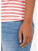 Timezone Top in Rosa/ Weiß
