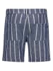 Retour Short "Remy" blauw/wit