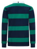 Retour Longsleeve "Duke" in Dunkelblau/ Grün