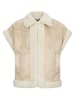Retour Kunstleren bodywarmer "Laura" beige