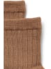 Wheat Woll-Socken in Hellbraun