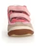 Naturino Leder-Sneakers "Go" in Beige/ Rosa