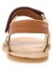 Naturino Leder-Sandalen "Basi de Gea" in Hellbraun/ Beige