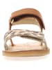 Naturino Leder-Sandalen "Basi de Gea" in Hellbraun/ Beige