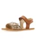 Naturino Leder-Sandalen "Basi de Gea" in Hellbraun/ Beige