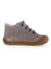 Naturino Leder-Lauflernschuhe "Cocoon" in Grau