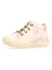 Naturino Leder-Lauflernschuhe "Cocoon" in Creme/ Bunt